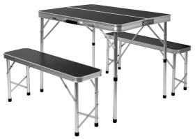 Camping Picnic Table, PICKNICK, Camp4, with 2 Benches