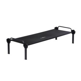 Camping Cot Sol-O-Cot Black 208x82,5x92,5 cm, loadable 136 kg