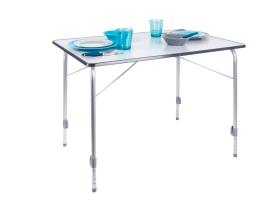 Folding Camping Table, Bergamo 4 deluxe, 100x68cm, grey
