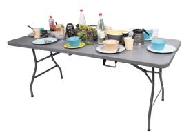 Folding Camping Table, EASY III, Camp4, 180x75cm, Grey