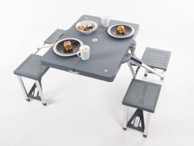 Picnicbordsgruppe til 4 personer - 85 x 65 cm