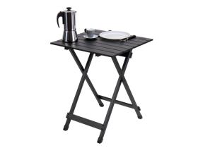 Small Camping Table, Single, Camp4, 50x50x64cm, Black, Aluminium