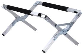 Cool Box Stand 50,5x46x31cm, foldable, silver