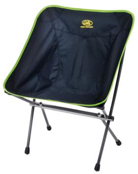 Folding Camping Chair, LITTLE ROCK, black/lime
