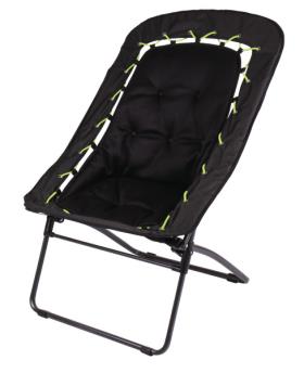 Folding Camping Chair, BUNGEE Camp4, 81x71x99, black/lime