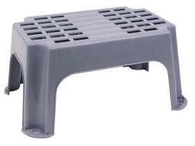 Step tread plastic grey 49x33x23cm
