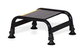 Single step, aluminium, loadable up to 200kg