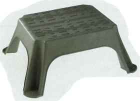 Step tread plastic, grey