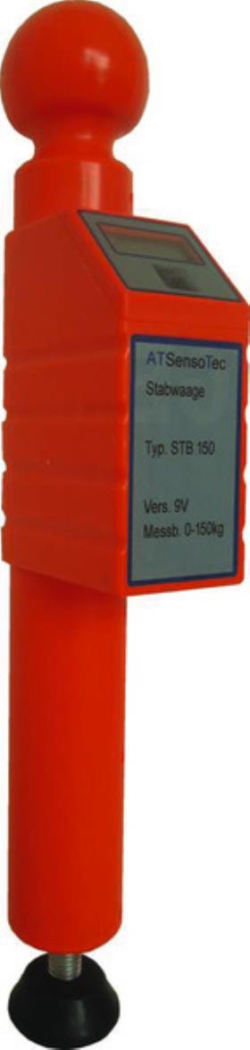 Støtte belastningsskala digital STB 150 op til maks. 150 kg, farve orange