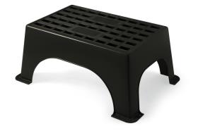Caravaning step, 450x270x240mm, black, plastic