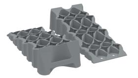 Step wedges Fiamma Kit Level Up Premium S grå med taske