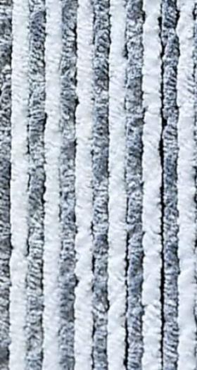 Fleece curtain 100 x 200 cm,  grey/white