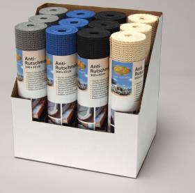 anti-slip mats set 30x360cm, 12 pieces in carton, 4 colours, washable