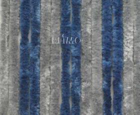 Fleece curtain 120x185 grey/blue for panel van