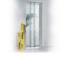 Mosquito net door curtain 95x220cm 4 lamellas telescopical