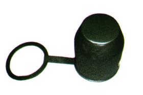 Protective cap for trailer coupling
