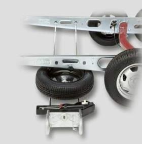 AL-KO spare wheel holder for wide tyres, type E