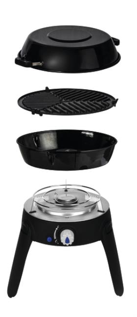 Cadac Gas Grill Safari Chef 2 Lite, cartridge operation