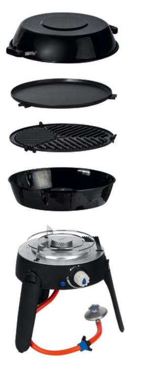 Cadac Gasgril Safari Chef 2, 50mbar, med piezo ignition