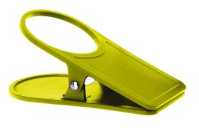 Glass and drink holder and table clamp in one, Lime