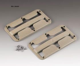 Glass holder set of 2, light grey for 2 glasses up to Ã? 86 mm