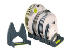 Purvario Plate Assistant Set of 4, for plates, boards, plates, lids