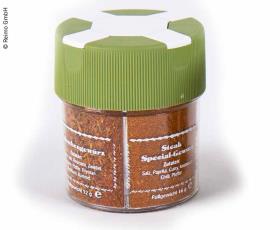 Grill spice shaker 4-fold: BBQ, steak coarse, steak special, chicken