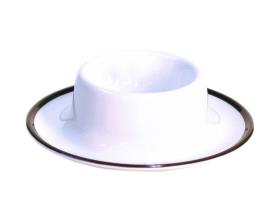 Melamine egg cup LINEA black, set of 4, Gimex