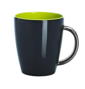 Gimex Melamin cup, grey-lime green, 350ml