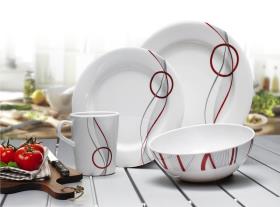 Melamine Tableware, Set IMOLA Camp4, For 4 People/16 Parts