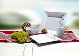 Melamine Tableware, Set MODENA Camp4, For 4 People/16 Parts
