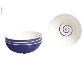 Cereal Bowls TWIST, 4 pcs., Content: 600ml, blue