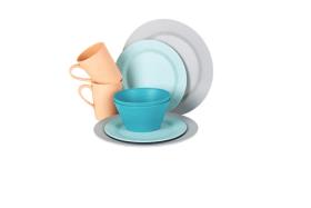 Wheat crockery set WHEAT 8tlg, for 2 pers., in 4 trendy colours