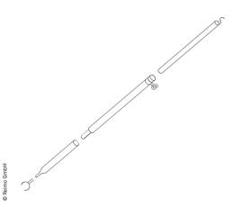 Tagkrog aluminium 2,25-3m