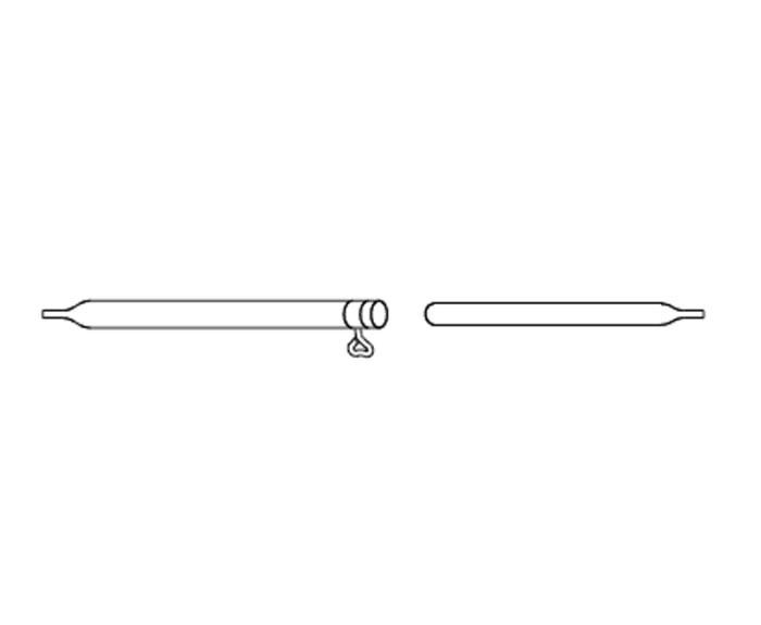 Tagkrogstangsstål 90-150 cm, 2 stk