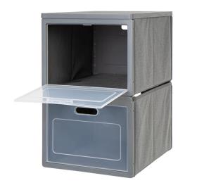 Sammenklappeligt skab Box 2 - Campingskab med 2 rum