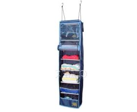 Utensilo WANDA shelf high: hanging bag with hook attachment, blue