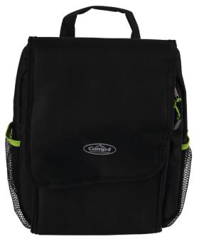 Bath Organizer TESSA Wash, black/lime