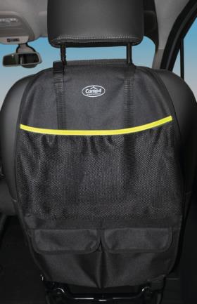 Utensilo TESSA Seat, seat organizer, black/lime