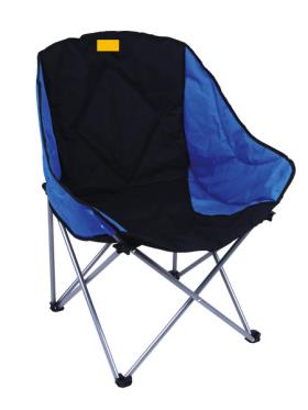 Camp4 Camping Chair, BARROSA, black/blue