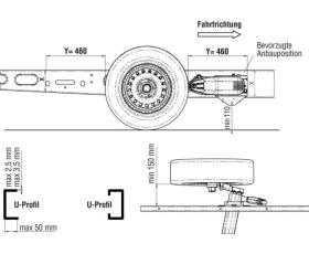 Ekstra kit til standard kit AL-Ko Down installation Art.No.920921