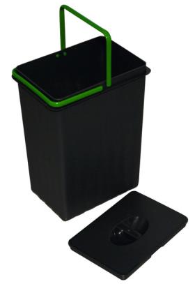 Built-in waste collector 7,5l, anthracite grey