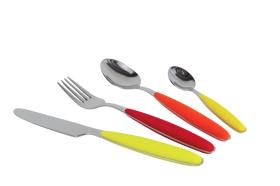 Camping cutlery Rainbow, 16-piece, stainless steel