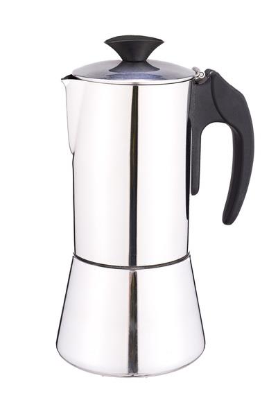 Espresso maker DeLuxe, rustfrit stål, 6 kopper