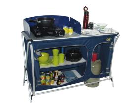 Camping Kitchen, Cuccina Quick, with Sink, Blue