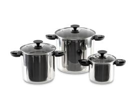 Edelstahl Topfset 6-tlg.