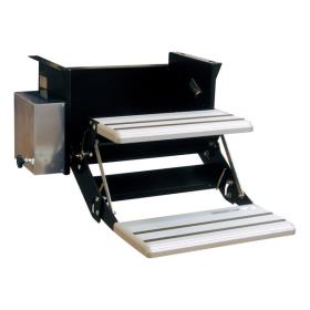 Electric double step, 48cm wide, for large motorhomes