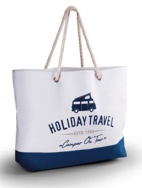Strandpose Holiday Travel, lærred, 60x40x14cm