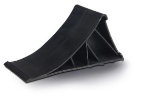 Wheel chock black, 2 pieces