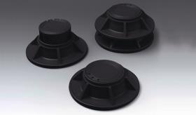 Froli support feet, set of 2, black